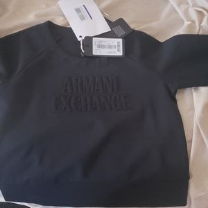 Armani exchange size 8A little girls sweatshirt